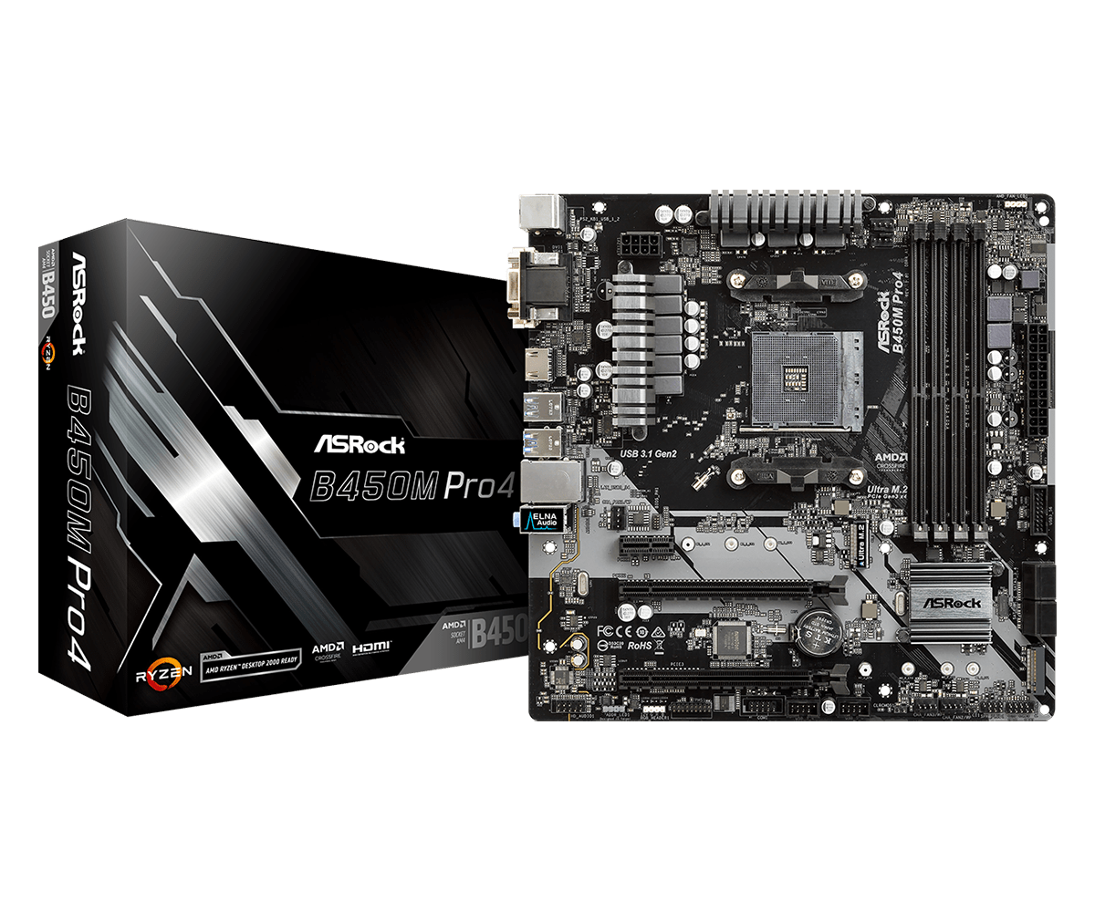 Asrock b450m pro4 сколько фаз питания